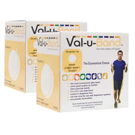 Val-U-Band Low Powder Band, 100 Yard - Peach, 2PK Val-u-Band-10-6231